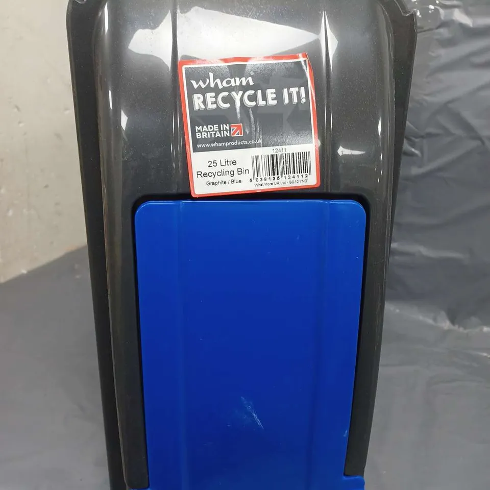 WHAM RECYCLE IT! 25-LITRE RECYCLING BIN 