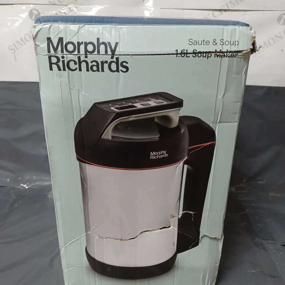 MORPHY RICHARDS 1.6L SOUP MAKER