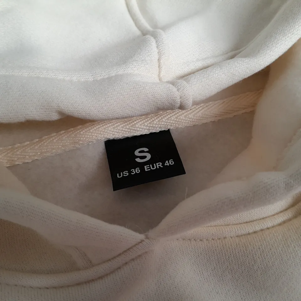 WHITE FOX CREAM HOODIE AND JOGGERS SET - S