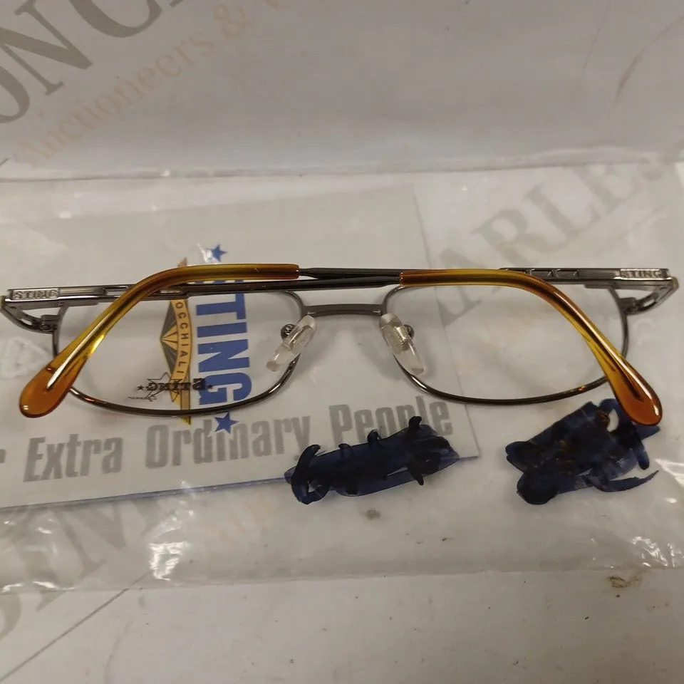 BOX OF APPROX 6 STING 4322 SILVER/ORANGE GLASSES 