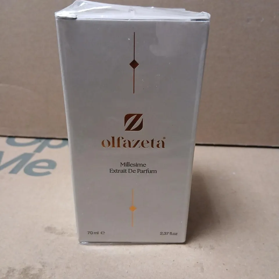 BOXED AND SEALED OLFAZETA MILLESIME EXTRAIT DE PARFUM 70ML