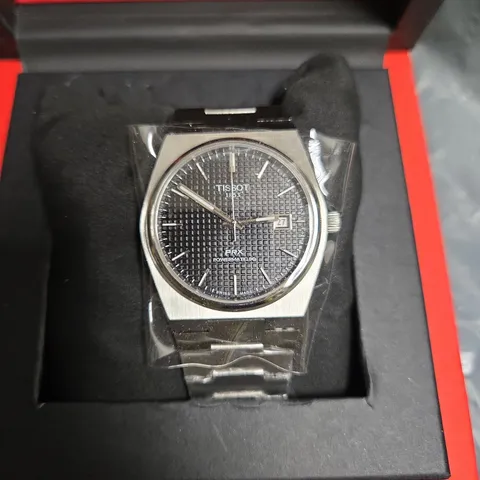 TISSOT PRX POWERMATIC 80 STAINLESS STEEL WATCH – BOXED