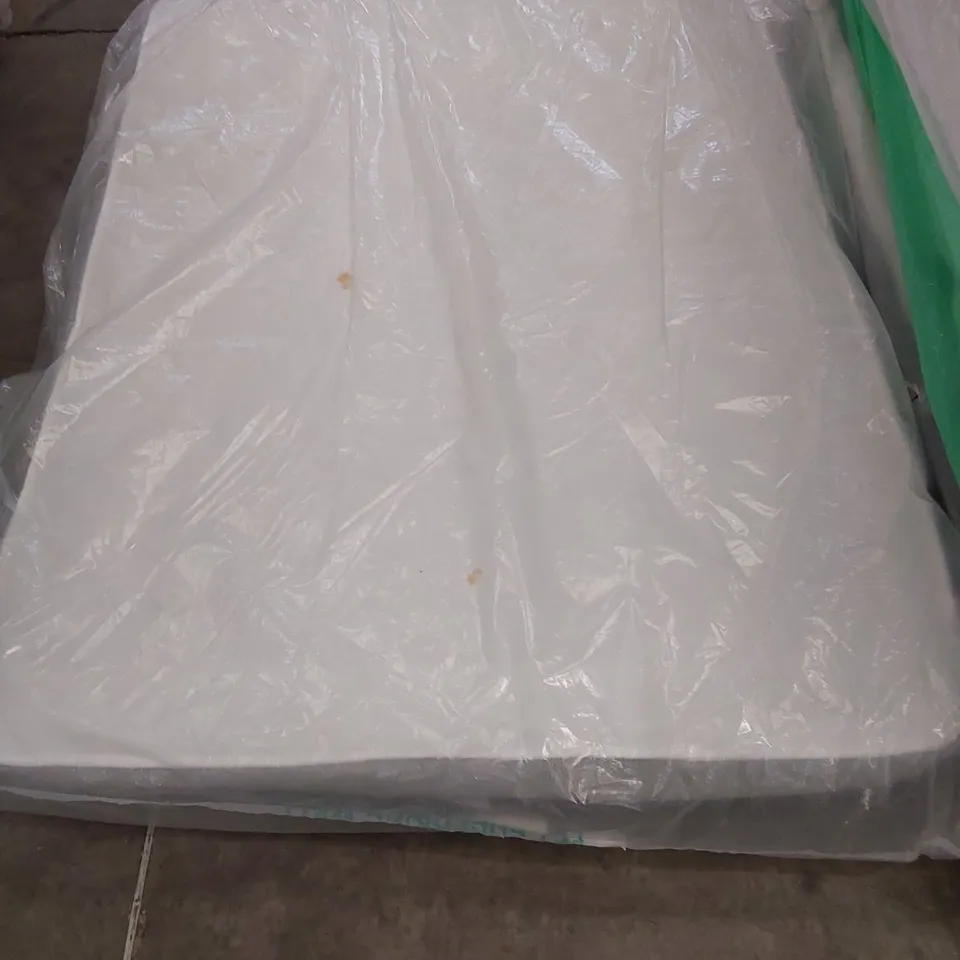 QUALITY BAGGED 4'6" DOUBLE MEMORY FOAM SPRUNG OPEN COIL MATTRESS