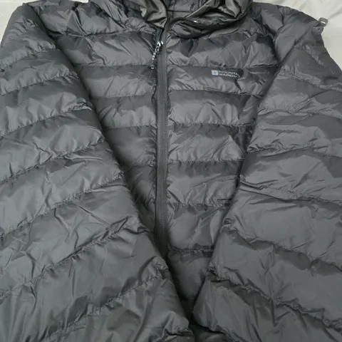 MOUNTAIN WAREHOUSE LONG SLEEVE HOODED PADDED COAT IN BLACK SIZE 3XL