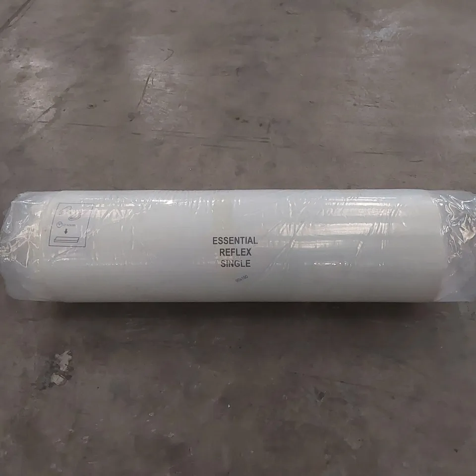 BRAND NEW BAGGED AND ROLLED ESSENTIAL REFLEX MATTRESS - 3FT SINGLE