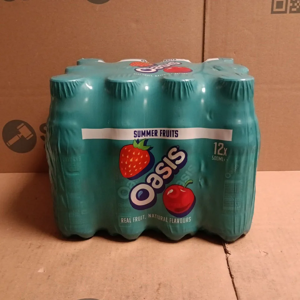 OASIS SUMMER FRUITS MULTIPACK (12 X 500ML BOTTLES)