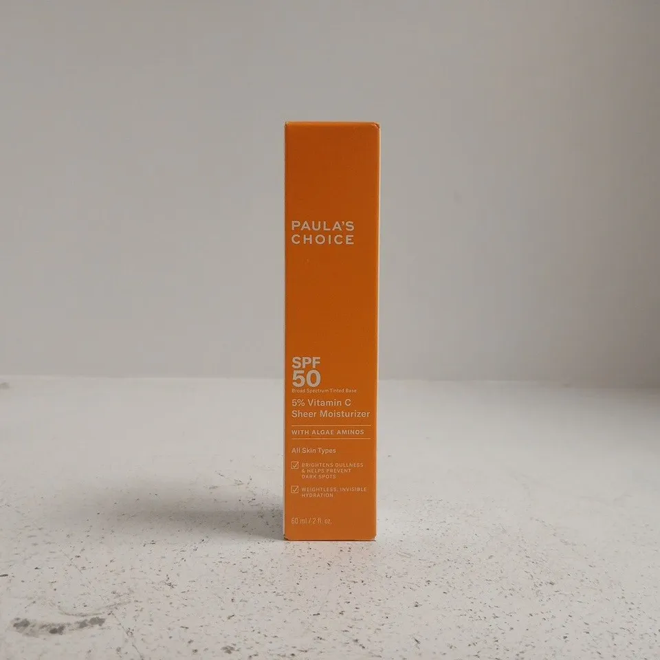 PAULA'S CHOICE SPF 50 BROAD SPECTRUM VITAMIN C SHEER MOISTURISER (60ML)
