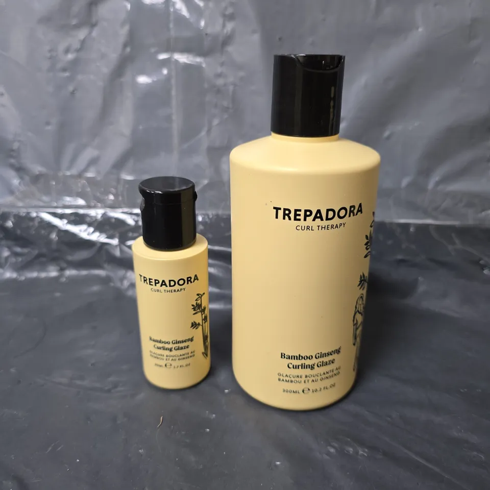 TREPADORA CURL THERAPY BAMBOO GINSENG CURLING GLAZE 300ML + 50ML 