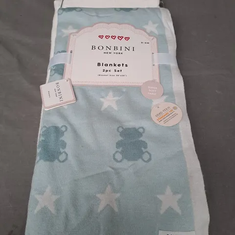 BONBINI NEW YORK 2PC BLANKET SET