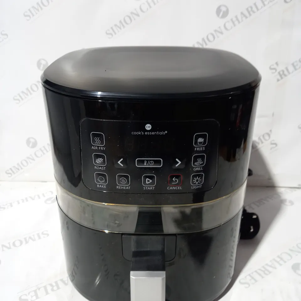 BOXED OUTLET COOK'S ESSENTIALS 4.0L AIR FRYER - BLACK
