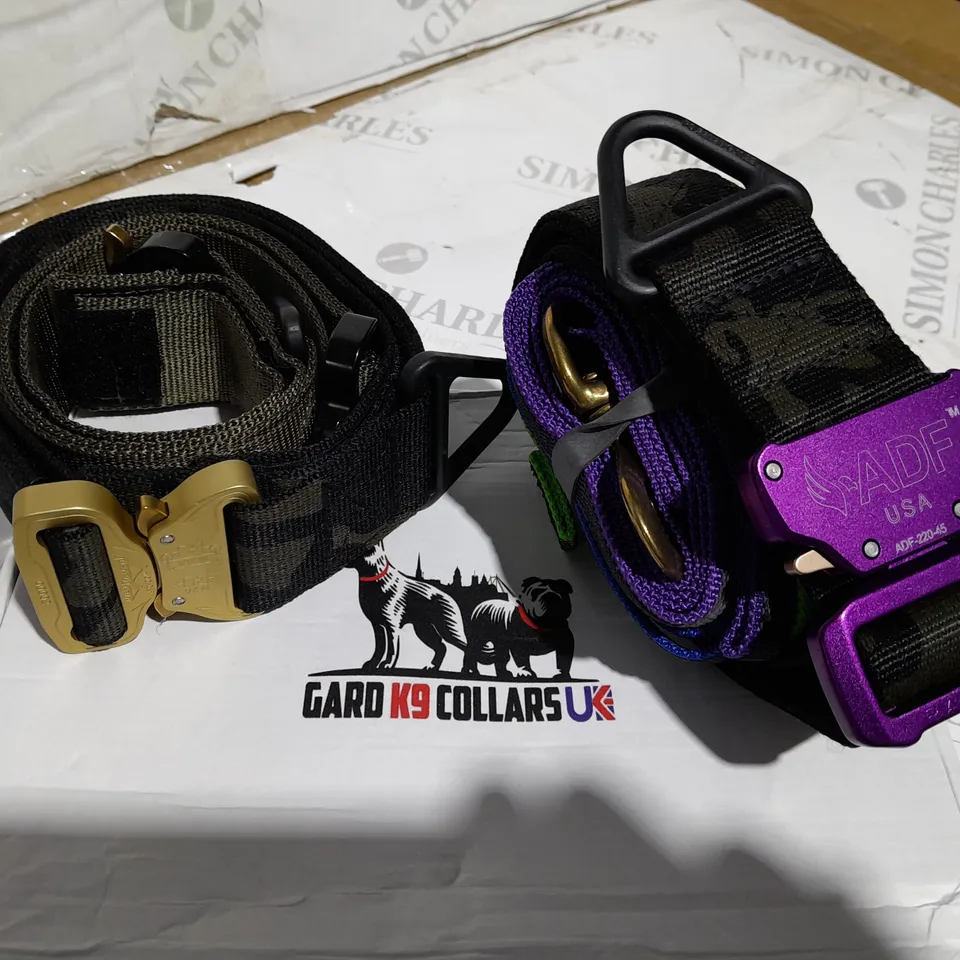 PAIR OF GARD K9 COLLARS