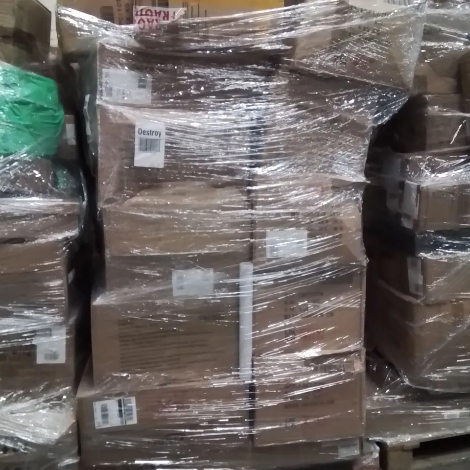 PALLET OF ASSORTED HOUSEHOLD GOODS AND PRODUCTS TO INCLUDE;JERRY CAN,ELECTRIC FRYER,CHRISTMAS DECORATION 