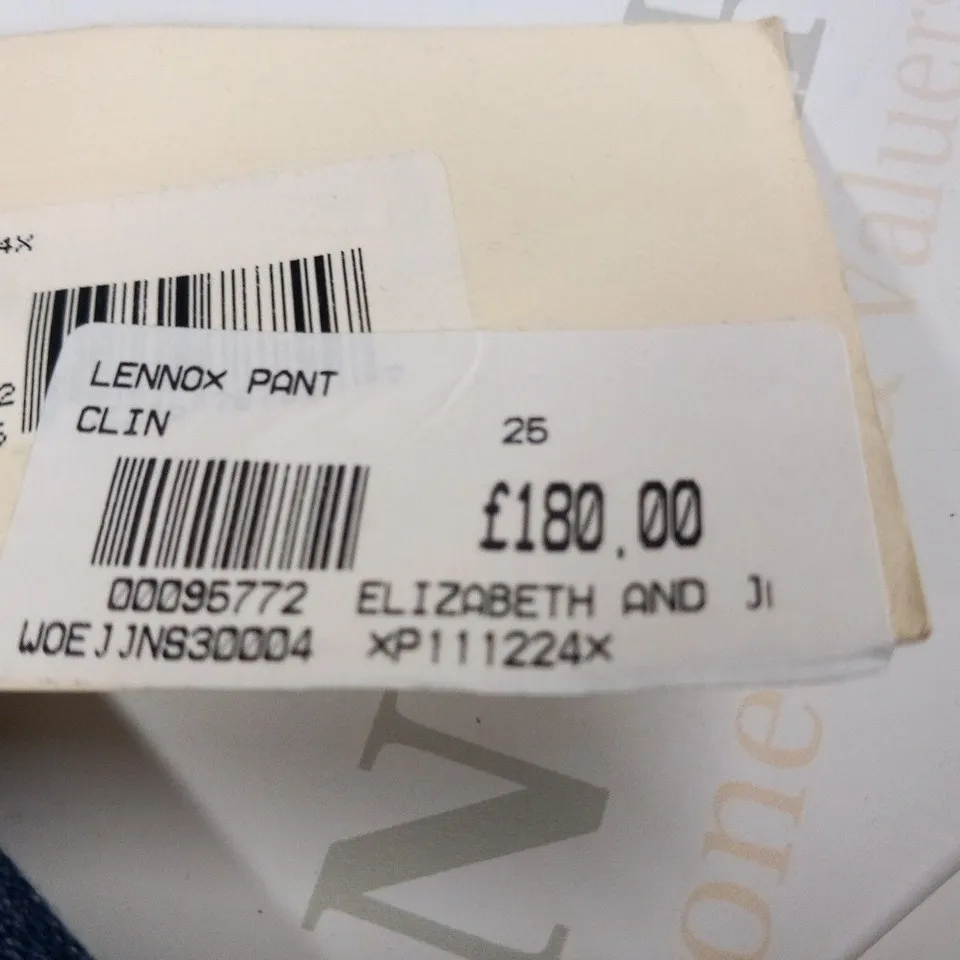 TEXTILE ELIZABETH AND JAMES LENNOX PANTS SIZE 25