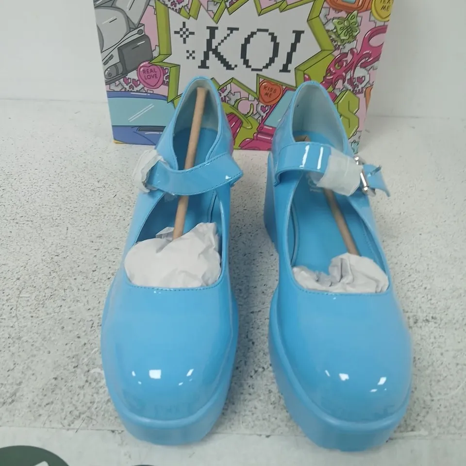 KOI TIRA MARY JANES BABYDOLL BLUE EDITION UK9