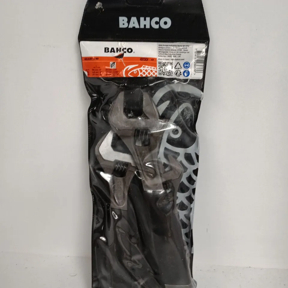 BAHCO ADJUST 3-90 ADJUSTABLE SPANNER SET