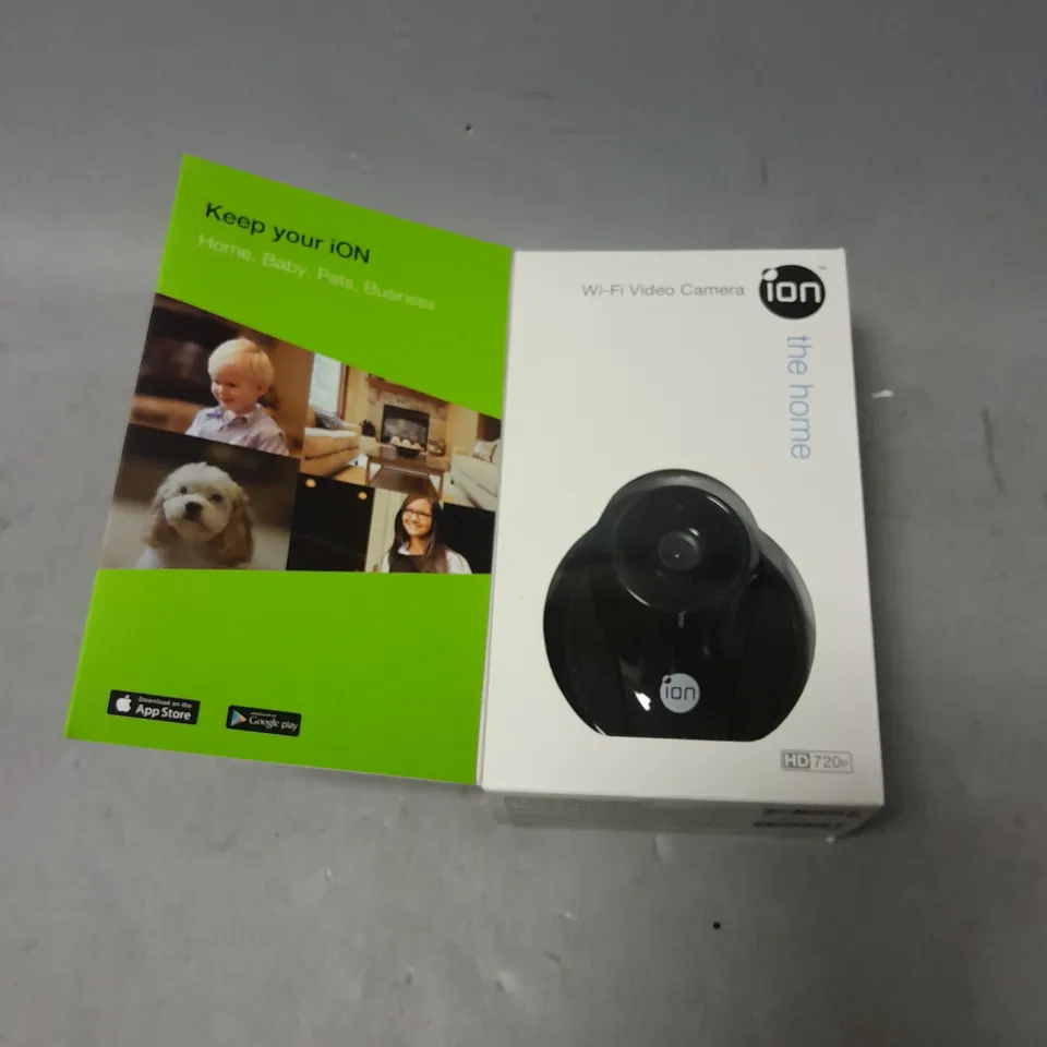 BOXED ION THE HOME WIFI VIDEO CAMERA IN BLACK