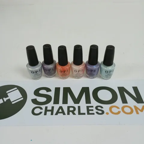 16PC SET OF OPI NAIL LACQUER BOTTLES (15ML) IN VARIOUS SHADES