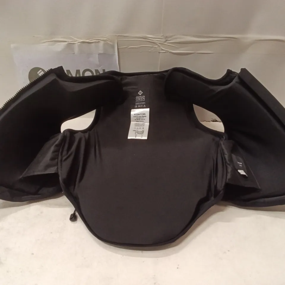 CHARLES OWEN KONTOR CHILD UK 8-10 LARGE VEST (EQUESTRIAN BODY PROTECTOR) – BLACK
