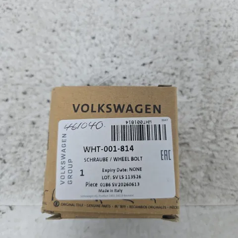 VOLKSWAGEN WHEEL BOLTS SET – PART WHT-001-814, GENUINE VW GROUP (MADE IN ITALY)
