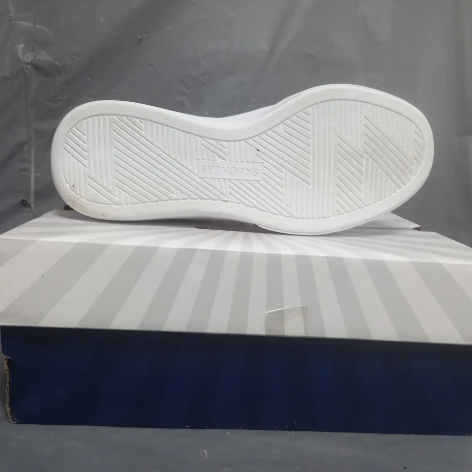 SKECHERS COURT CLASSICS TRAINERS WHITE SIZE 4