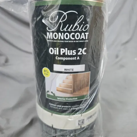 RUBIO MONOCOAT OIL PLUS 2C COMPONENT A – WHITE, 1 LITRE