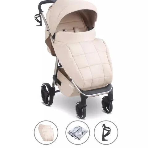 MY BABIIE MB160 PLUS PUSHCHAIR - OATMEAL - COLLECTION ONLY
