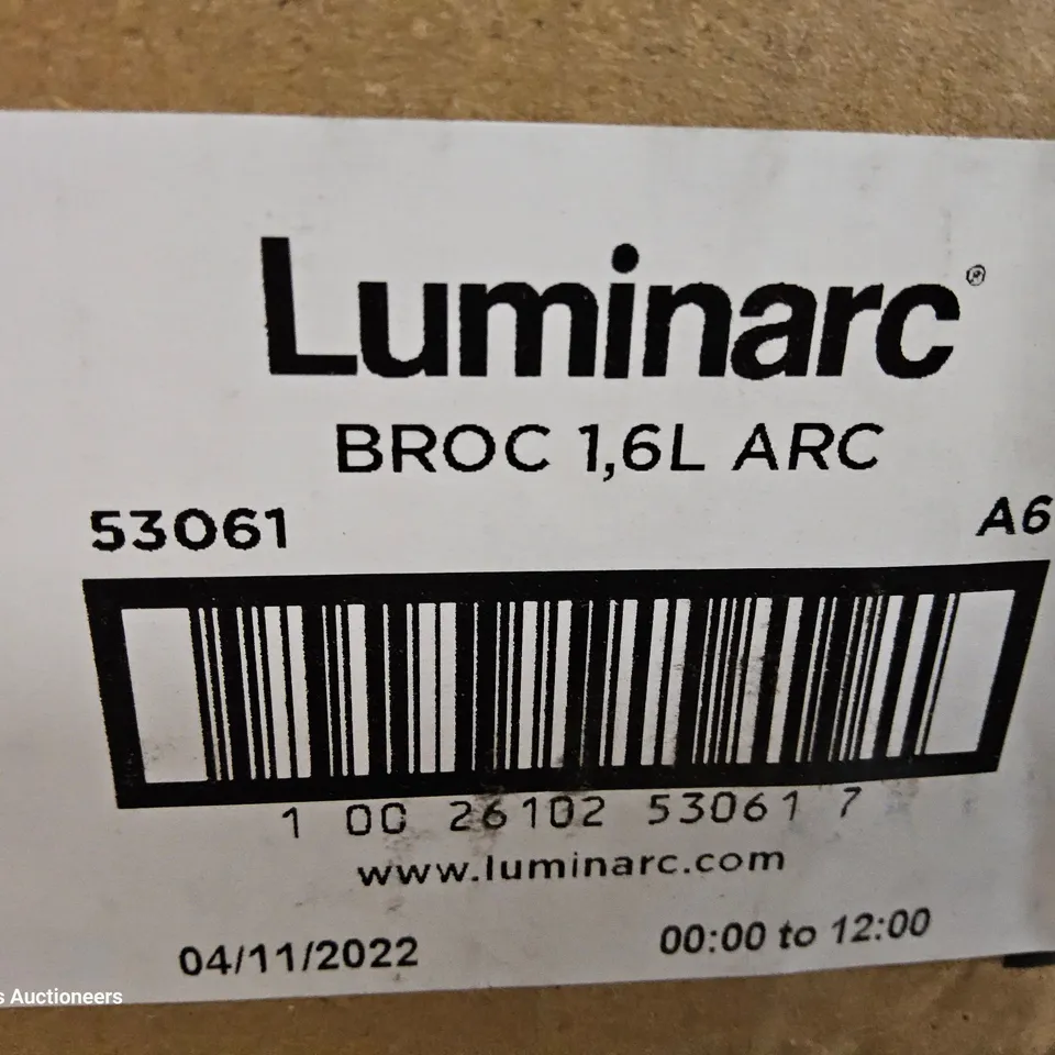 BOX OF FOUR LUMINARC 1.6L JUGS