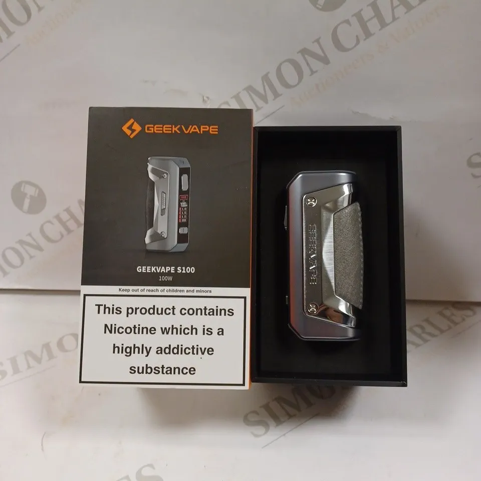 BOXED GEEKVAPE S100 - SILVER - 100W