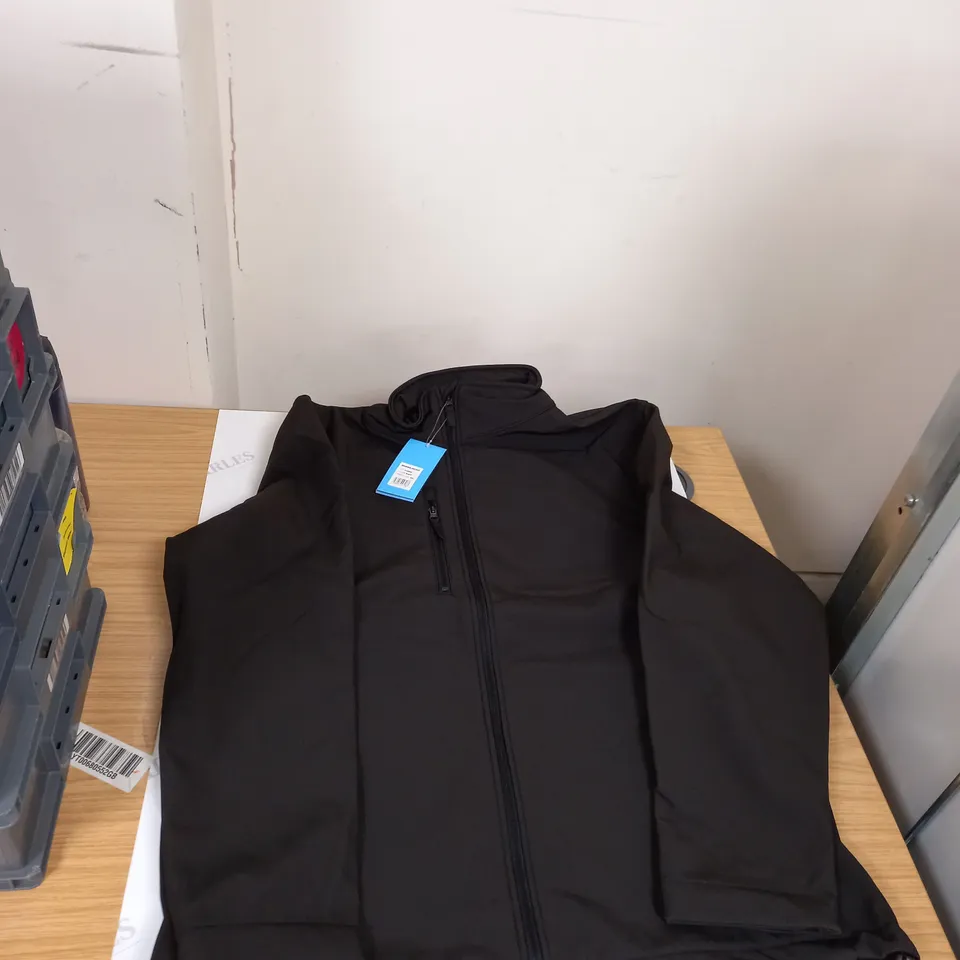 MENS BLACK FORT WORKWEAR SELKIRK JACKET SIZE EXTRA LARGE