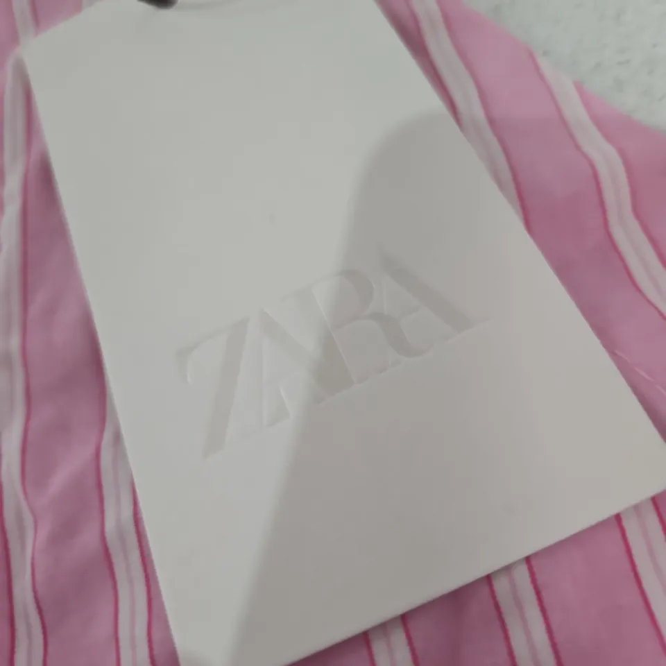 ZARA PINK STRIPED TOP (XS) – BRAND TAG ATTACHED