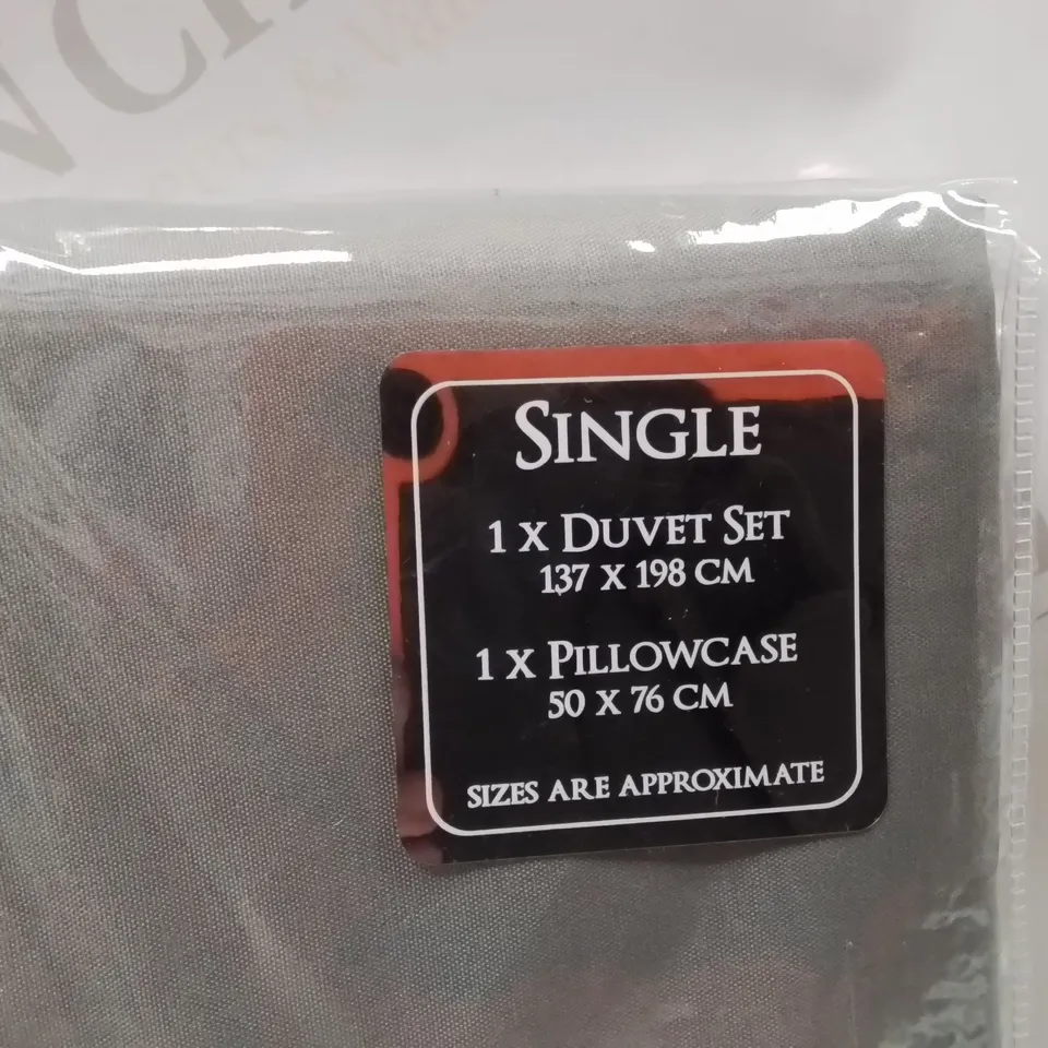 BRAND NEW SIENNA HOME COLLECTION CRUSHED VELVET SINGLE DUVET COVER SET 