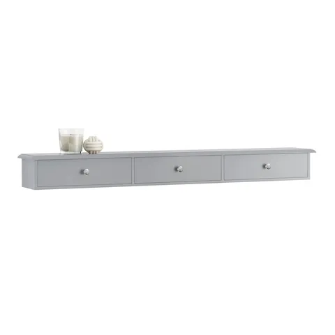 BOXED SWENI WALL SHELF - GREY (1 BOX)