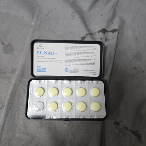 DR WATSON SL-NAD+ NAD+ SUPPLEMENT TABLETS IN METAL TIN CASE