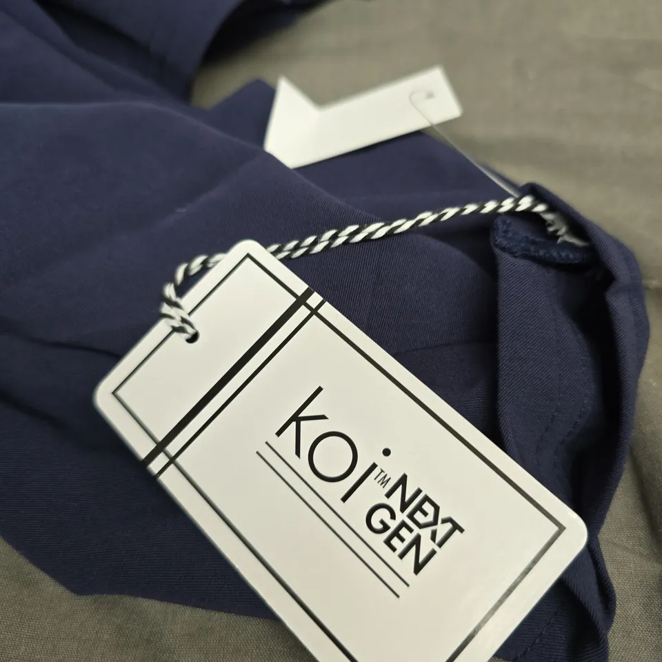 KOI NAVY SCRUB TOP – WOMEN'S XS, READY TO WORK