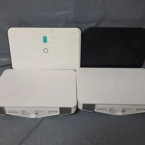APPROXIMATELY 5 ASSORTED ROUTERS TO INCLUDE EE, SKY, ETC