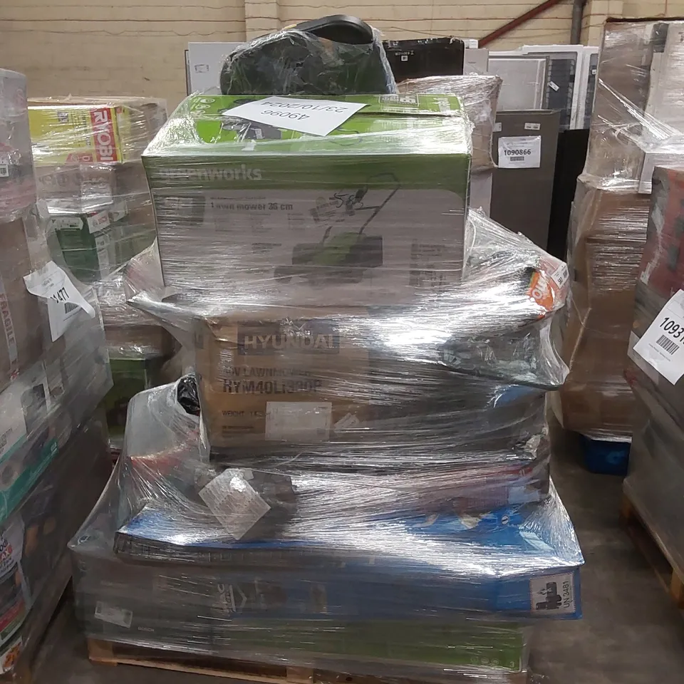 PALLET OF APPROXIMATELY 18 UNPROCESSED RAW RETURN HOUSEHOLD AND ELECTRICAL GOODS TO INCLUDE;