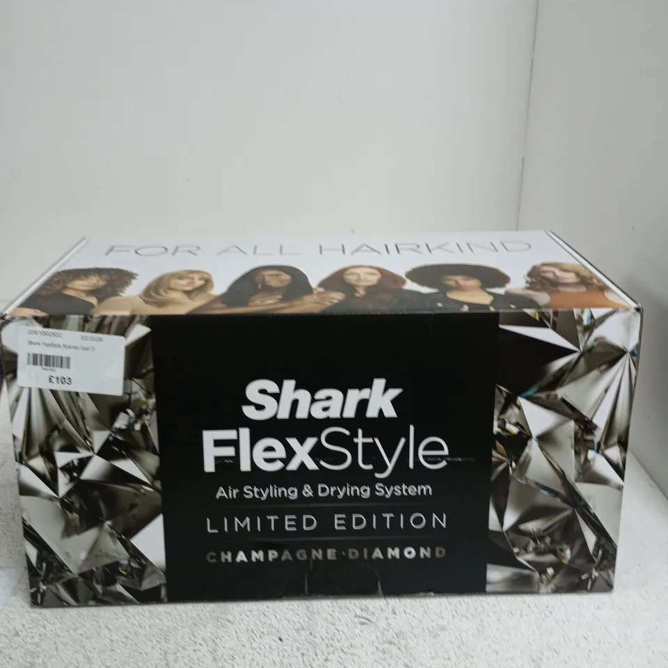 SHARK FLEXSTYLE SPARKLE GOLD DIAMOND LIMITED EDITION AIR DRYER & STYLER