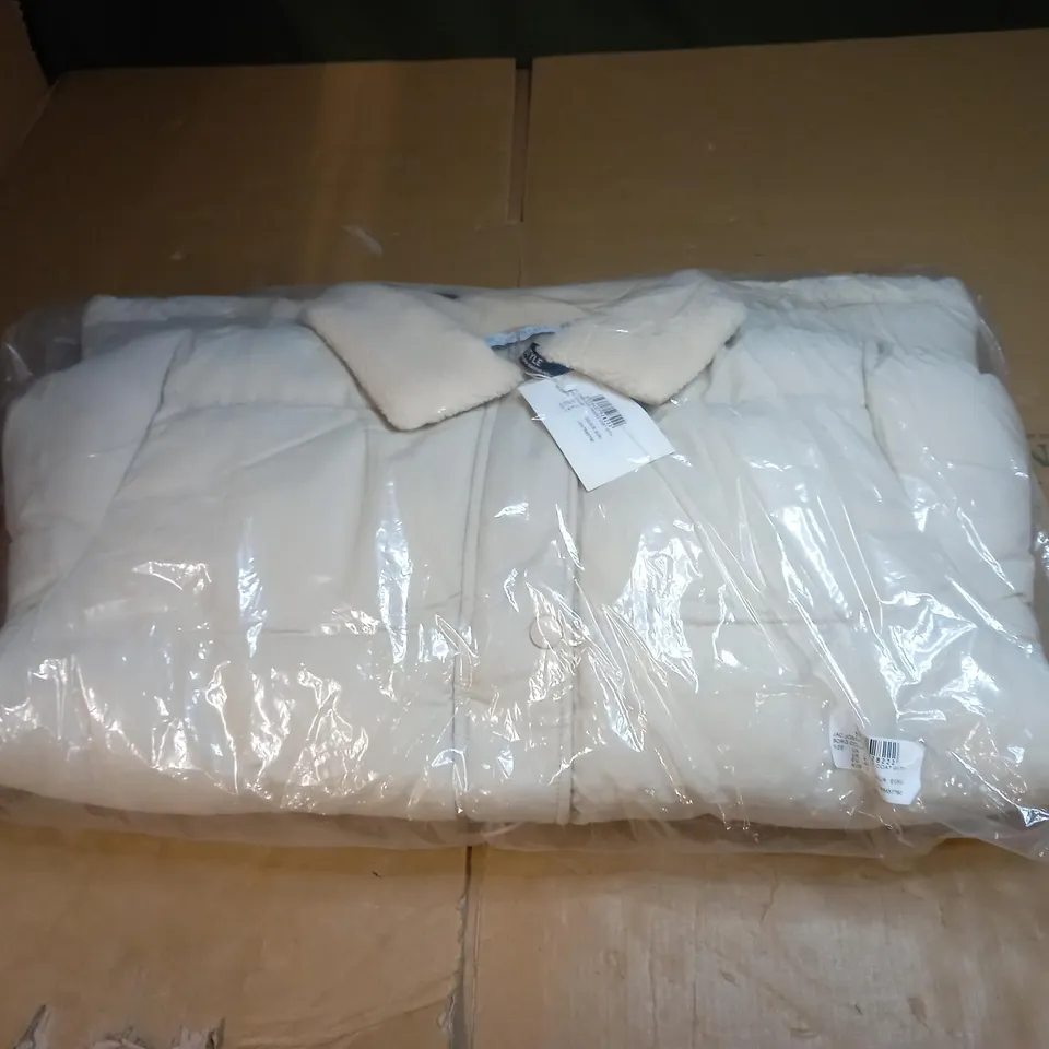 JAC JOSSA PADDED COAT WITH BORG COLLAR SIZE 12