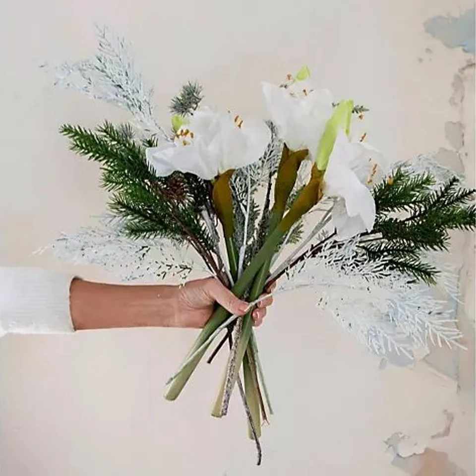 PEONY WINTER AMARYLLIS BOUQUET 