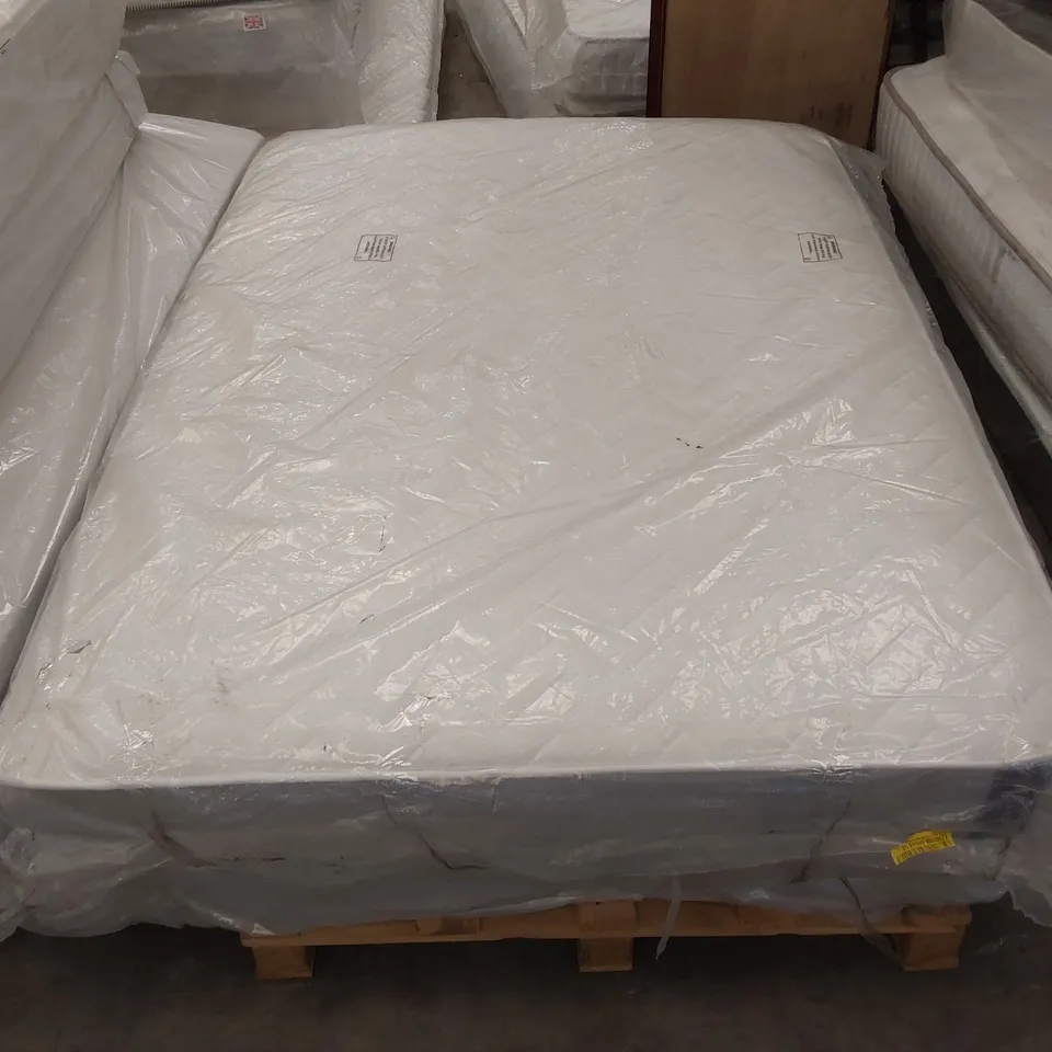 QUALITY BAGGED 4'6" ADAMINE SERENITY COIL SPRING MATTRESS