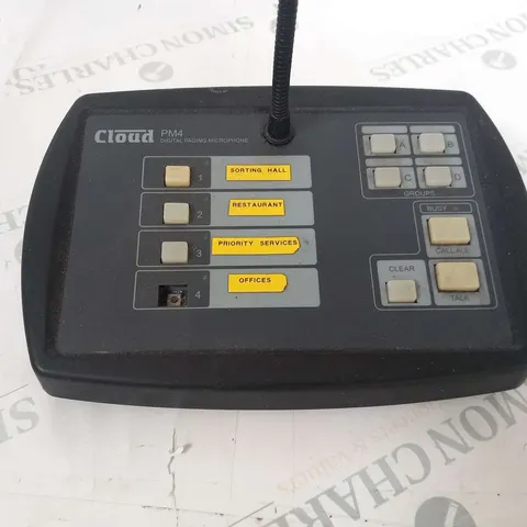 CLOUD PM4 DIGITAL PAGING MICROPHONE