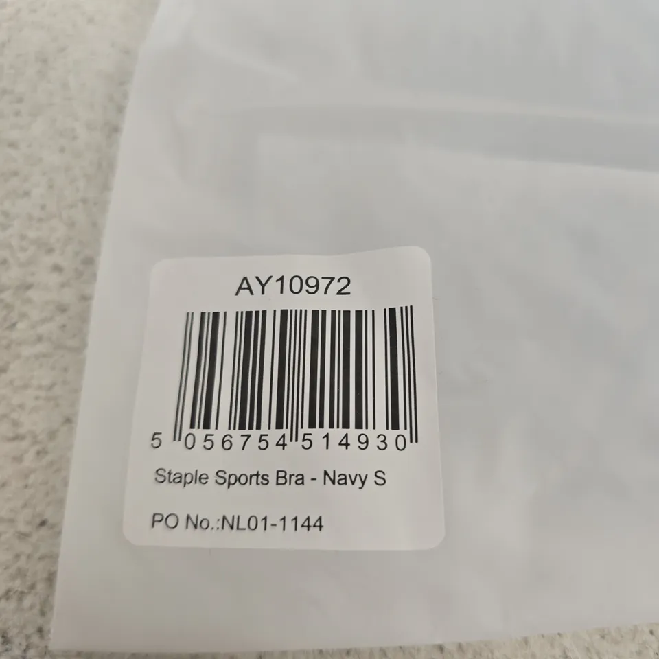 BAGGED AYBL NAVY SPORTS BRA - WOMEN'S, UK SIZE S
