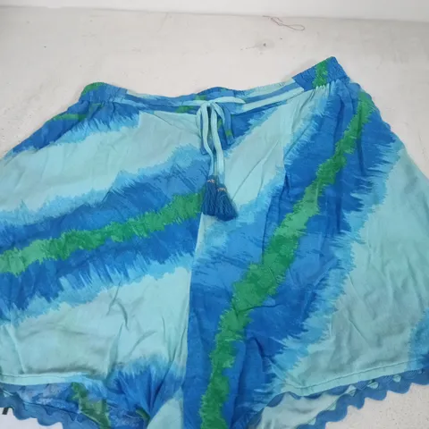 MONSOON WOMEN'S SHORTS – BLUE TURQUOISE, SIZE L