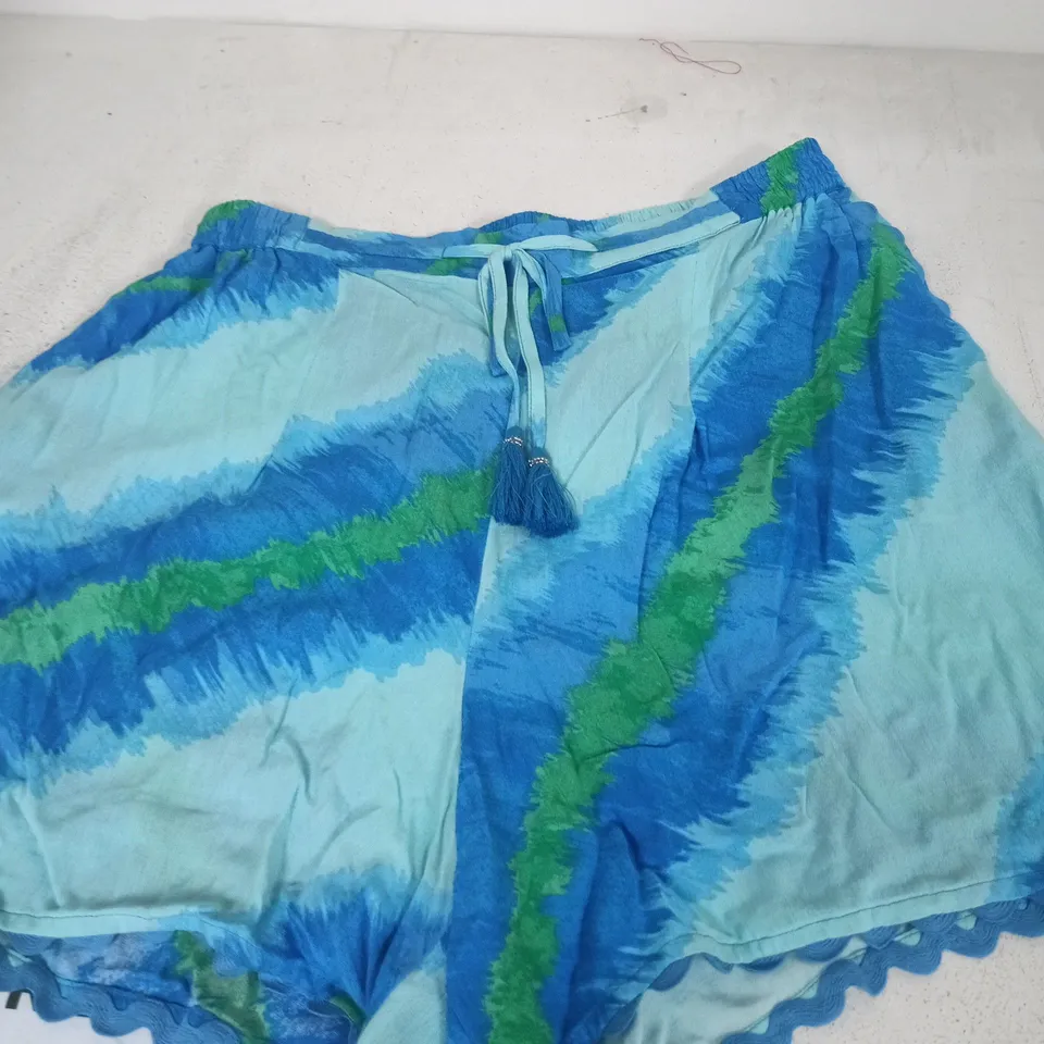 MONSOON WOMEN'S SHORTS – BLUE TURQUOISE, SIZE L