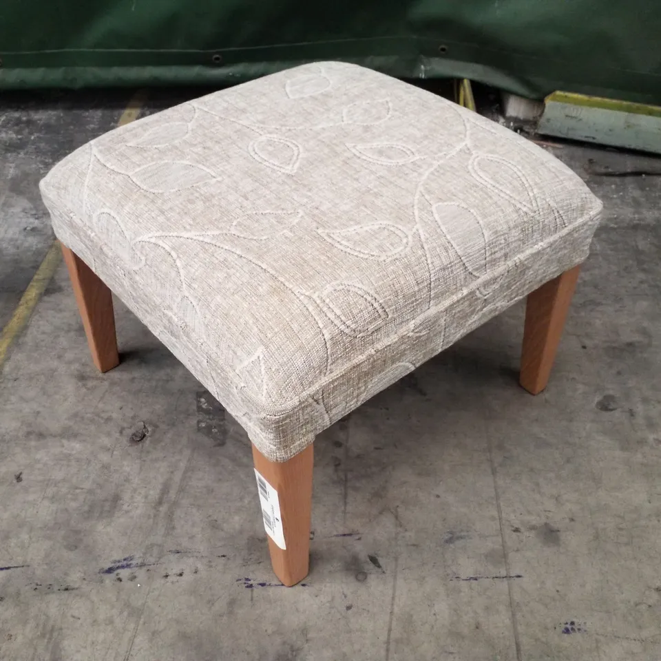 UPHOLSTERED FOOTSTOOL