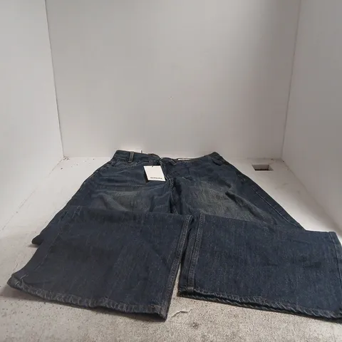 BERSHKA WIDE LEG JEANS UK 14 TAGGED