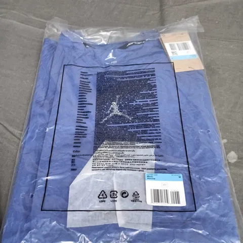 JORDAN MEN'S BLUE T-SHIRT – ACTIVE FIT, UK M