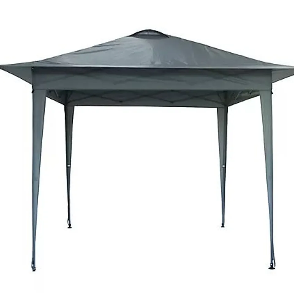 GREEN LOUNGE POP UP FOLDING GAZEBO WITH WHEELED CARRY BAG GRAPHITE