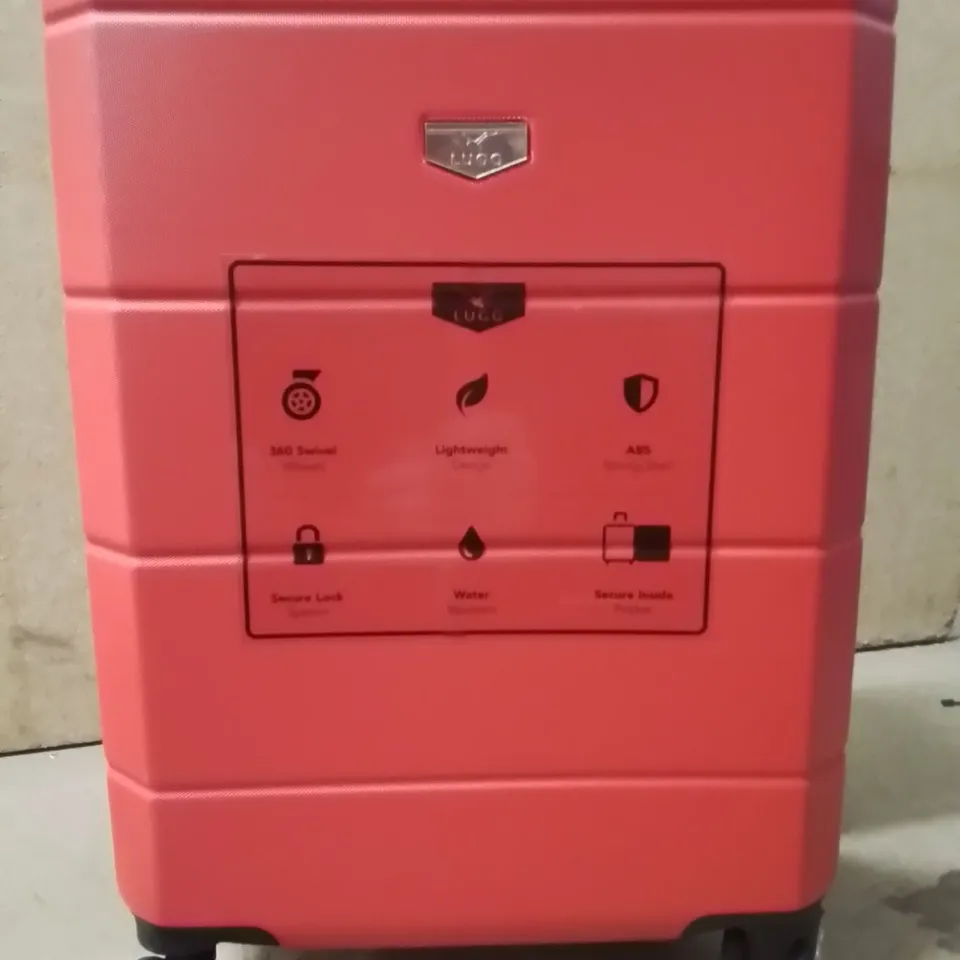 LUGG TRAVEL SUITCASE RED
