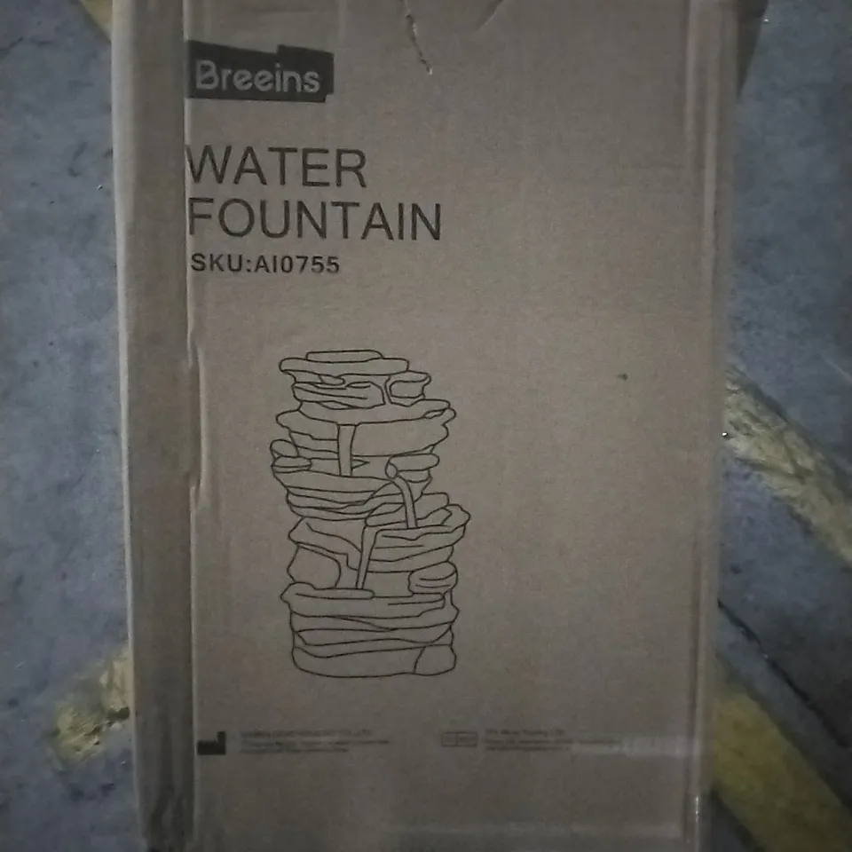 BOXED BREEINS WATER FOUNTAIN AL0755